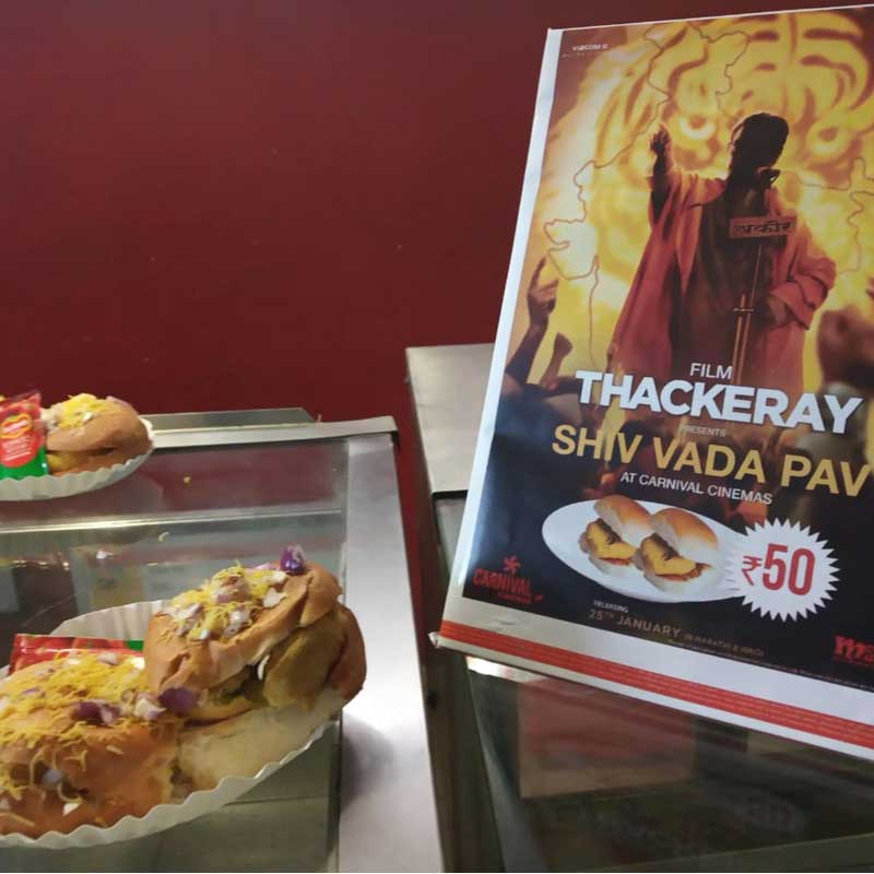 Carnival Cinemas, ahead of ‘Thackeray’ release introduces Shiv Vada pav on its FNB (Food and Beverages) list across India