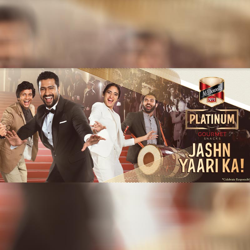 Vicky Kaushal celebrates ‘Jashn Yaari Ka’ in McDowell’s No.1 Platinum Gourmet Snacks’ campaign