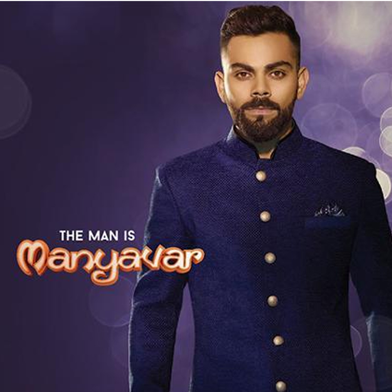 Virat Kohli dons Manyavar in ‘Aadha Aadha’