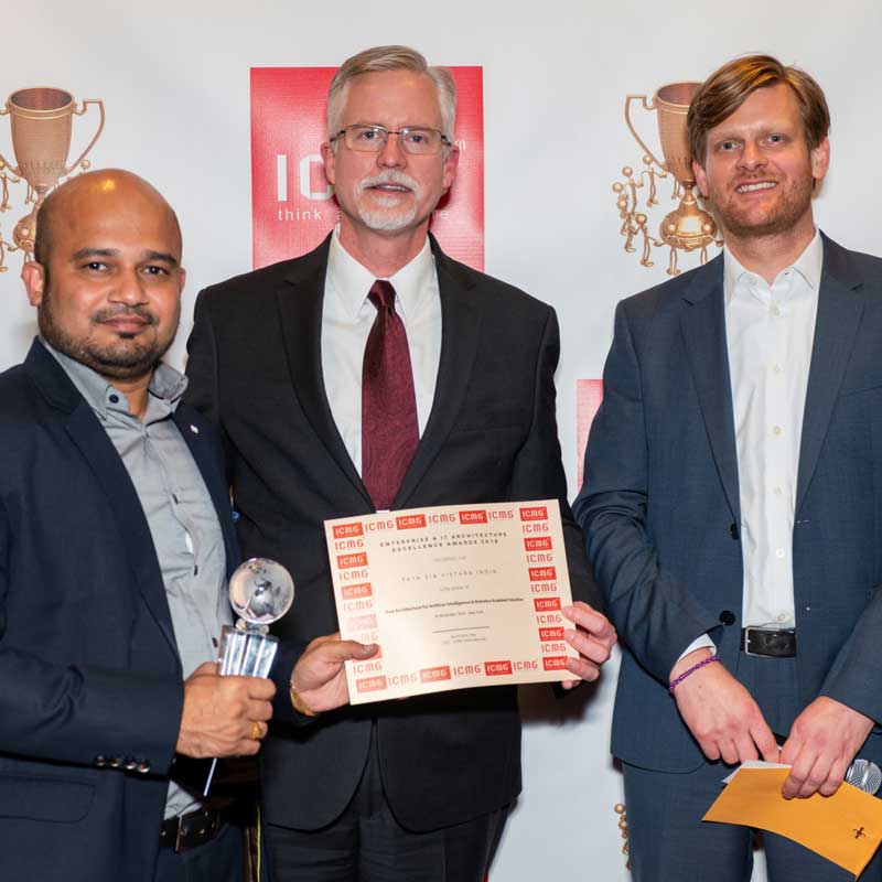 Vistara’s Robot wins big at ICMG Global Architecture Excellence Awards 2018