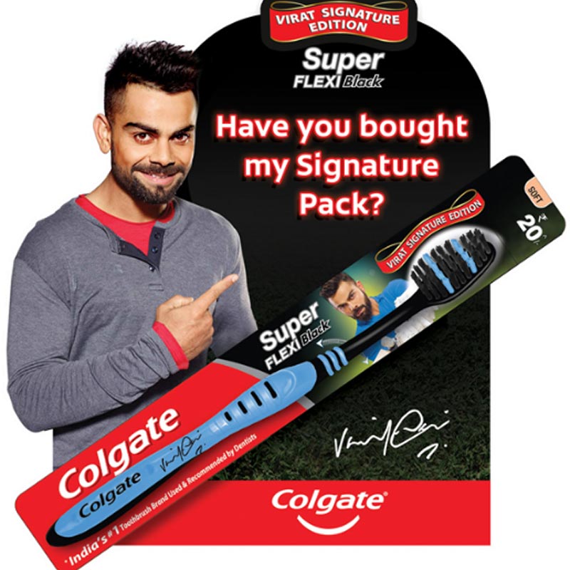 Colgate launches the Super Flexi Black Virat Kohli signature series toothbrushes
