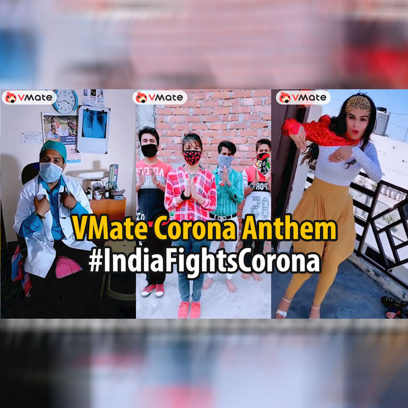 VMate launches corona anthem