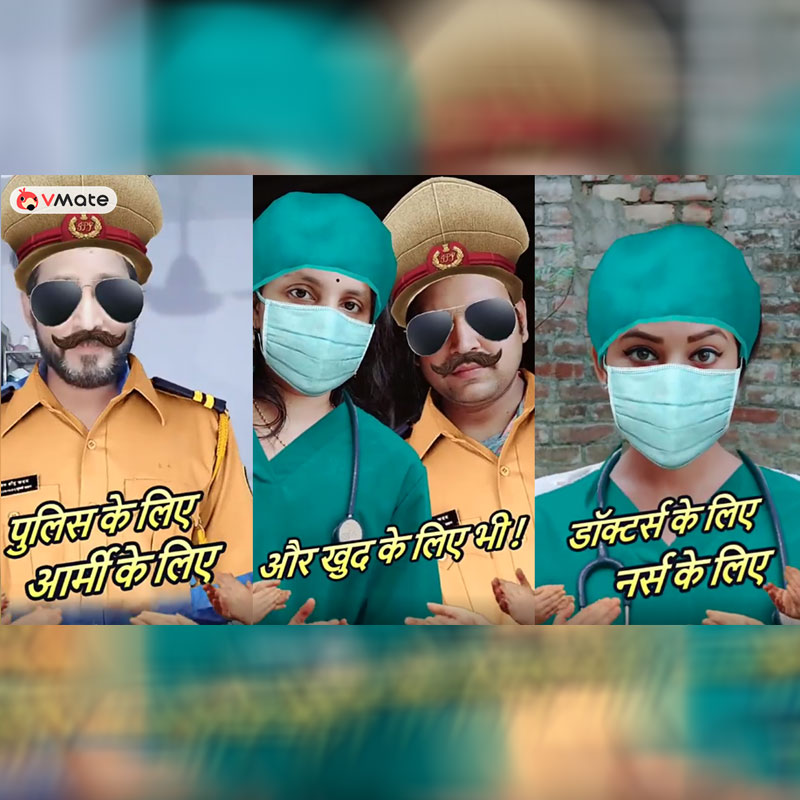 Netizens step into Covid warriors’ shoes through VMate