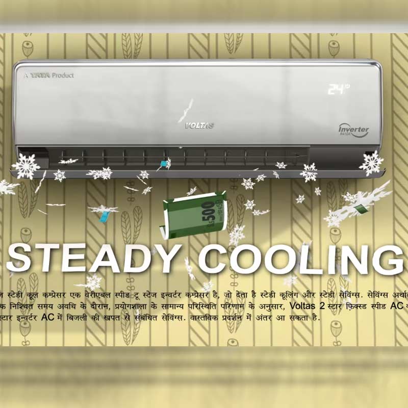 Voltas showcases its new summer campaign for All Star Inverter ACs