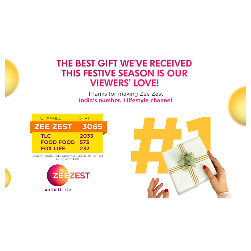 Zee Zest emerges as the leader in lifestyle genre