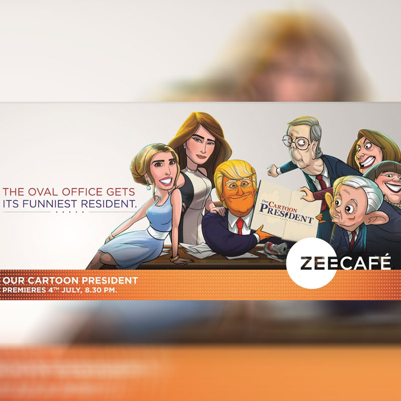 Zee Café presents an animated political satire of the Donald Trump Administration with ‘Our Cartoon President’