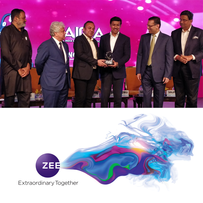 Mr. Punit Goenka honoured with ‘Outstanding Contribution to Media’ Award at AIMA Managing India Awards 2018