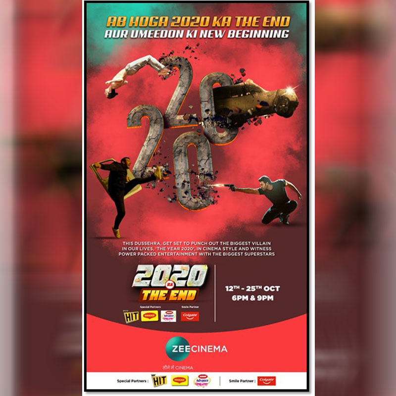 This Dussehra, punch out the supervillain of our lives ‘the year 2020’ and get ready for a new beginning with Zee Cinema