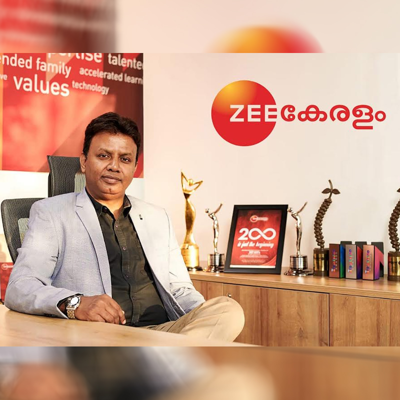 Zee Keralam delivers content that Malayali viewers aspire for: Santosh Nair