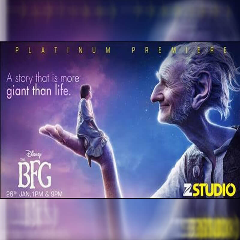 Zee Studio & HD to premiere ‘The BFG’ on ‘R-Day’