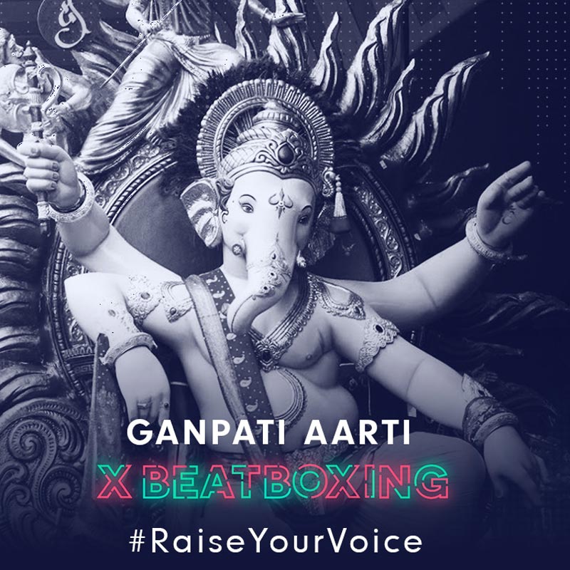 ZEE5 brings together rahul vaidya, beatraw and d-cypher for a beatbox rendition of ganesh aarti