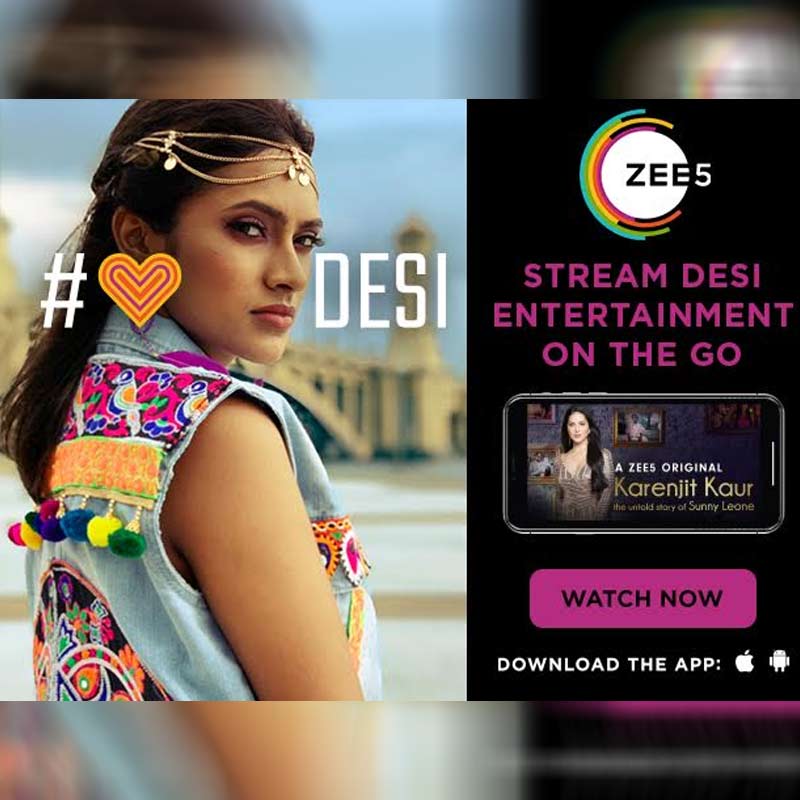 As ‘Dil Se Desi’ as you are:ZEE5 kicks off its international launch with a campaign that will touch a chord with the South Asian diaspora