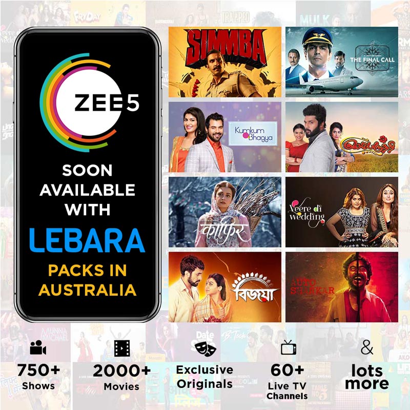 ZEE5 partners with Lebara Australia to bring the largest library of content for South Asians to its subscribers