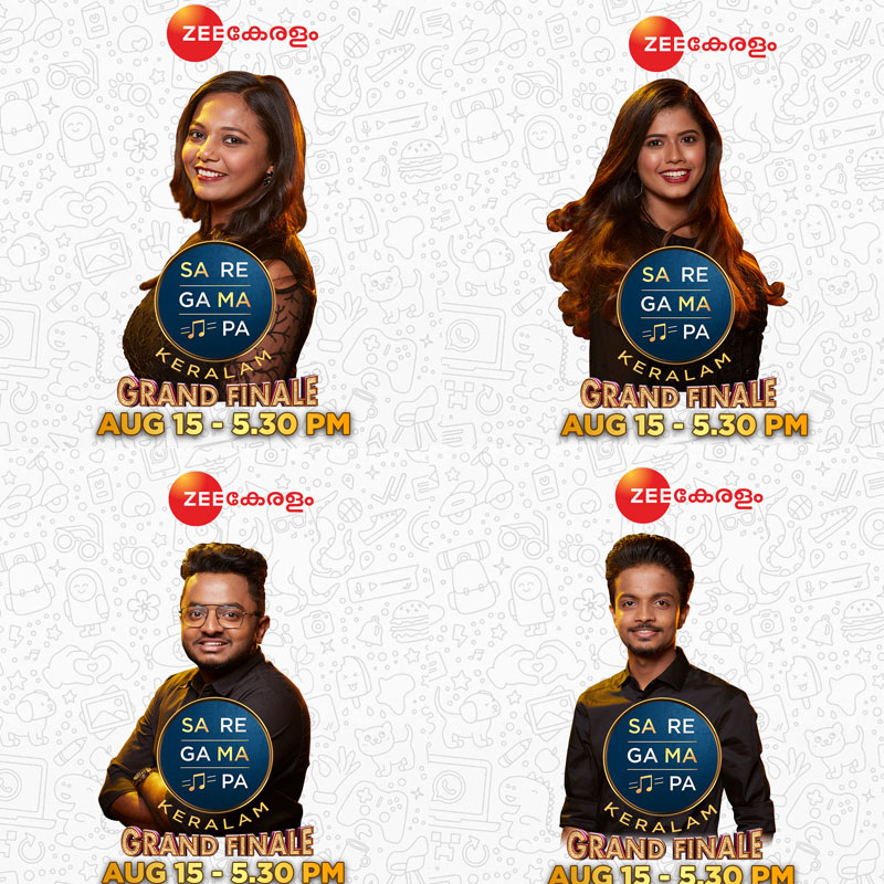 ZEE Keralam introduces SaReGaMaPa Keralam stickers, viewers show their support to their favourite contestants