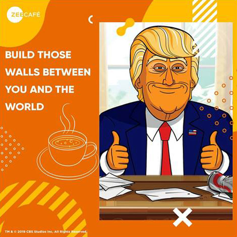 Zee Café’s ‘Breakfast To Bed Binge’ brings ‘Our Cartoon President’ and ‘House Of Cards Season 6’ on 1 Jan