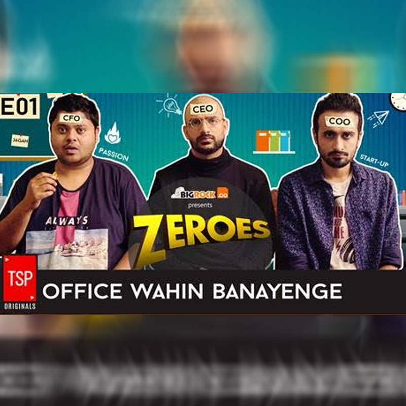 The Screen Patti ties up with BigRock to release it’s new web show – Zeroes