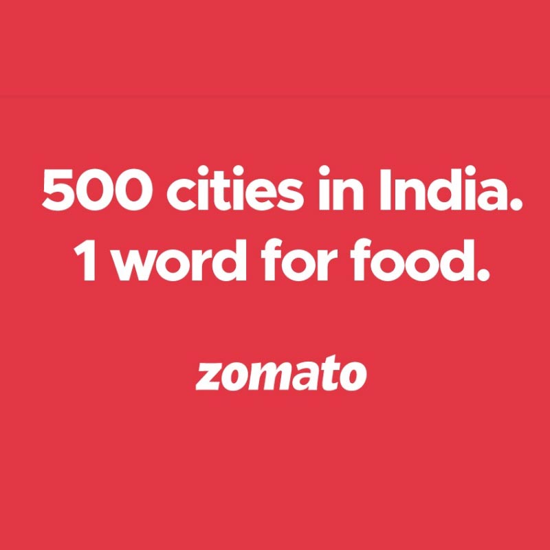 Now 500 cities in India can order from Zomato