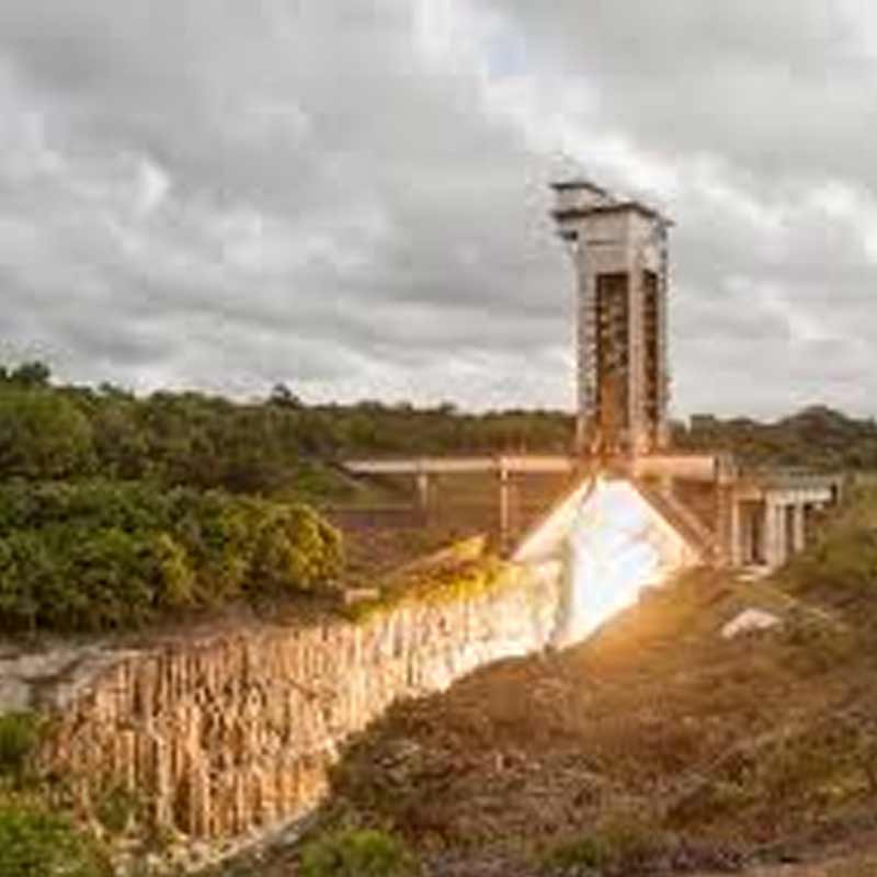 Ariane-5 booster test fired at the Guiana Space Centre